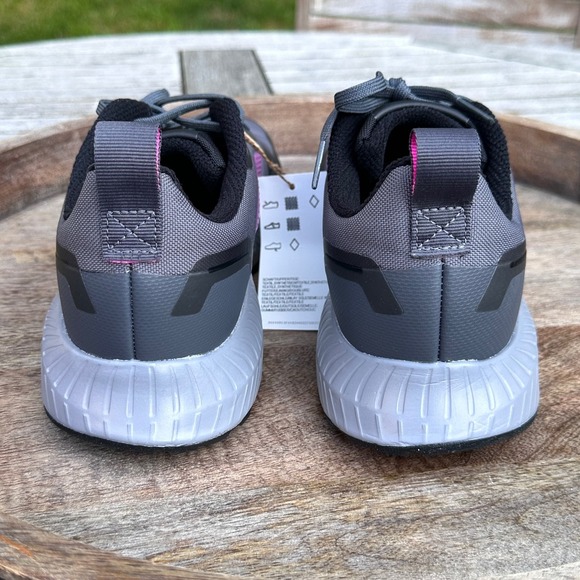 Adidas Runfalcon 2.0 TR Womens 9.5 Gray Pink Trail Shoes FZ3584 - Picture 9 of 11